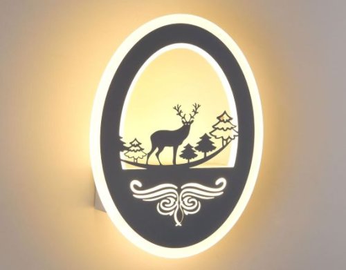 Светильник светодиодный Мелодия Света Олень 6126-30W 220В 30Вт Белый фото Светильник светодиодный Мелодия Света Олень 6126-30W 220В 30Вт Белый картинка